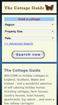 Mobile Screenshot of cottageguide.co.uk